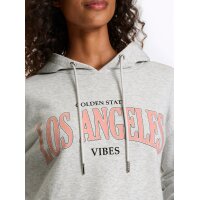 Sweatshirt with kangaroo pocket, light grey marl