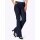 Bootcut jeans with glitter stone appliqué, dark blue