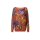 Floral-Print-Pullover, terra-lavendel-bedruckt