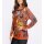 Floral-Print-Pullover, terra-lavendel-bedruckt