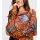 Floral-Print-Pullover, terra-lavendel-bedruckt