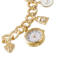 Armbanduhr, goldfarben