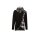 Sweatshirt m. karierten Jersey-Einsätzen, schwarz-gemustert