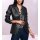 Lamm-Nappaleder-Blazer, schwarz