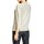 3/4 sleeve cardigan with floral appliqué, ecru-gold