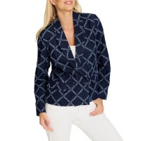 Textured blazer, denim blue-dark blue