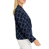 Textured blazer, denim blue-dark blue