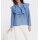 Lyocell ruffle blouse, sky blue