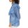 Lyocell ruffle blouse, sky blue