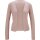 Verschlusslose Glanz-Strickjacke, puder