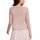 Verschlusslose Glanz-Strickjacke, puder