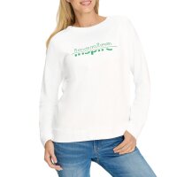 Sweatshirt mit Schriftzug-Print, ecru