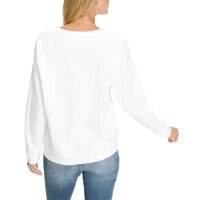 Sweatshirt mit Schriftzug-Print, ecru