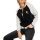 Strickjacke in Blouson-Form, schwarz-ecru