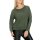 Sweatshirt mit Glitzer-Details, khaki