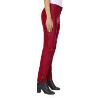 Push-up-Lammnappa-Lederhose, kirsche