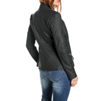 Ziegen-Nappalederjacke, schwarz