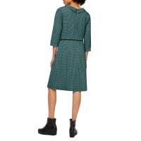 Jersey dress, black-ocean-patterned