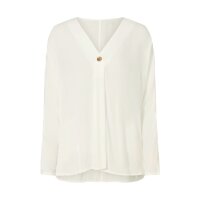 Long-sleeve blouse with batwing sleeves and decorative...