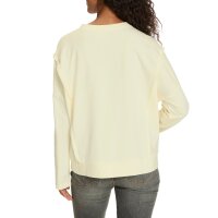 Sweatshirt mit glitzerndem Lettering, champagner