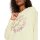 Sweatshirt mit glitzerndem Lettering, champagner