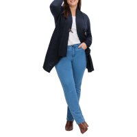 Brand cardigan with shawl collar, deep blue