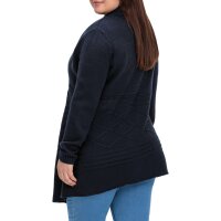 Brand cardigan with shawl collar, deep blue