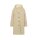 Wattierter Bouclé-Mantel mit herausnehmbarer Steppweste, sand