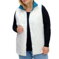 Wendeweste mit Teddyfell und Eingrifftaschen, topas-ecru