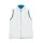 Reversible gilet with teddy fur and slip-in pockets, topaz-ecru
