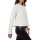 Faux leather blazer with peplum and decorative buttons, champagne