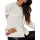 Faux leather blazer with peplum and decorative buttons, champagne