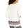Fine-knit jumper with floral print, ecru-rosewood printed