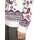 Fine-knit jumper with floral print, ecru-rosewood printed