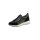 Sneaker aus Rindleder mit Reißverschluss, schwarz-khaki