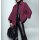 Wool jacket with lapel collar, bordeaux