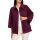 Wool jacket with lapel collar, bordeaux