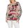 Jacquard-Strickjacke mit Glitzersteinchen, camel-schwarz-gemustert