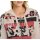 Jacquard-Strickjacke mit Glitzersteinchen, camel-schwarz-gemustert