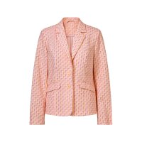 Jersey-Hosenanzug, apricot-rosé-bedruckt