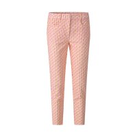 Jersey trouser suit, apricot-rosé printed