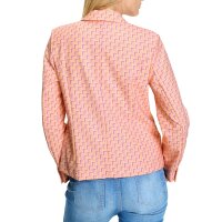 Jersey trouser suit, apricot-rosé printed
