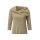 Carmen pullover with fold-over neckline, beige