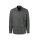 Long-sleeve shirt with Kent collar and side lettering print, anthracite printed