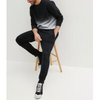 Mens leisure suit with colour gradient, black-light grey