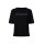 Sweatshirt with glitter stone lettering, black