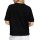 Sweatshirt with glitter stone lettering, black