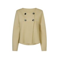 Sweter rozpinany z dwurzędową listwą z ozdobnymi...