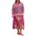 Sweatshirt with leopard print and statement print, pink patterned