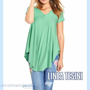 Designer-Shirt, lindgrün von Linea Tesini